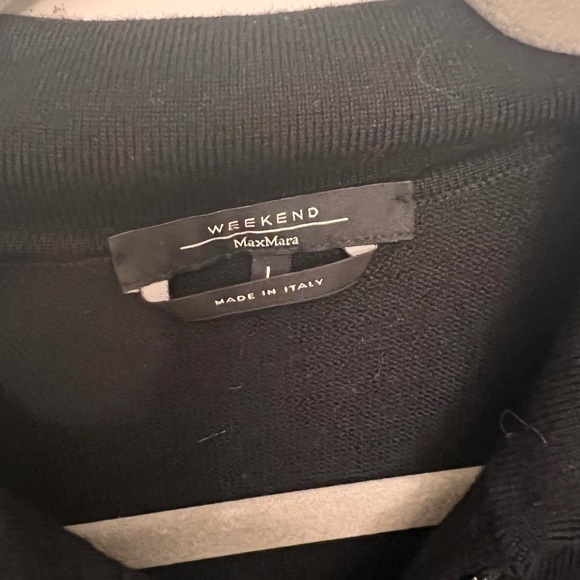 Max Mara wool black zip up sweater - Picture 2 of 5